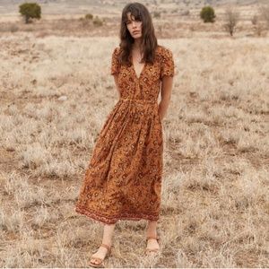 CHRISTY DAWN Dawn Dress in Saffron Chintz